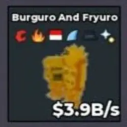 Gold Burguro and Fryuro 3.9B s Good Trait RAF (Секретный пе… — Roblox, лот №230381