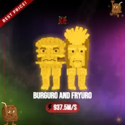 Gold Burguro And Fryuro 937.5M s Bruno Mars Rose Trait (Сек… — Roblox, лот №230389