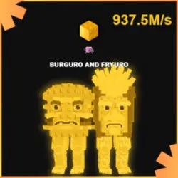 Gold Burguro And Fryuro 937.5M s #Big (Секретный персонаж) — Roblox, лот №230390