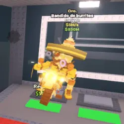 Gold Burrito Bandito (1M s) (Секретный персонаж) — Roblox, лот №230391