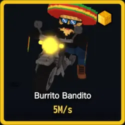 Gold Burrito Bandito 5M s (Секретный персонаж) — Roblox, лот №230392