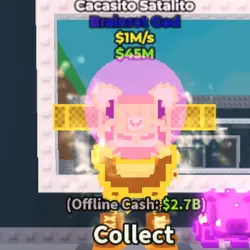 Gold Cacasito Satalito 1M s (Brainrot God персонаж) — Roblox, лот №230394