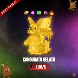 Gold Cangurato Gelato 1.6B s (Секретный персонаж) — Roblox, лот №230397