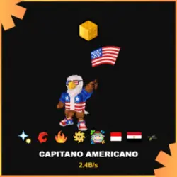Gold Capitano Americano 2.4B s (Секретный персонаж) — Roblox, лот №230402