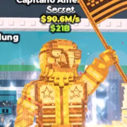 Gold Capitano Americano 90.6m s (Секретный персонаж) — Roblox, лот №230409