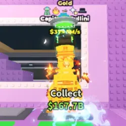 Gold Capitano Gullini 379.5 M s (5 TRAITS) (Секретный персо… — Roblox, лот №230418