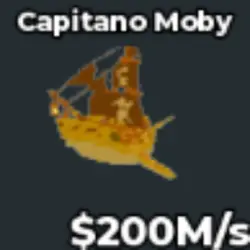 Gold Capitano Moby (Секретный персонаж) — Roblox, лот №230419