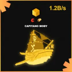 Gold Capitano Moby 1.2B s #Kha (Секретный персонаж) — Roblox, лот №230420