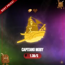 Gold Capitano Moby 1.3B s Chocolate Trait (Секретный персон… — Roblox, лот №230422
