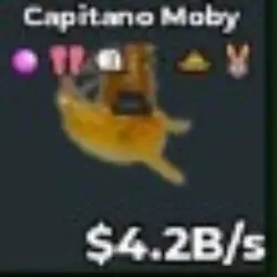 Gold Capitano Moby 4.2B s Steven (Секретный персонаж) — Roblox, лот №230429