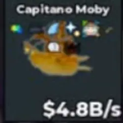 Gold Capitano Moby 4.8B s (Секретный персонаж) — Roblox, лот №230431