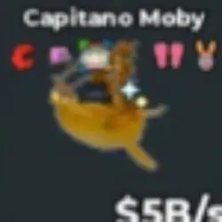 Gold Capitano Moby 5B s (Секретный персонаж) — Roblox, лот №230433