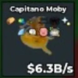 Gold Capitano Moby 6.3B s Steven (Секретный персонаж) — Roblox, лот №230436