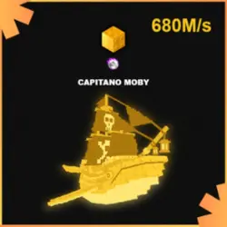 Gold Capitano Moby 680M s #Key (Секретный персонаж) — Roblox, лот №230437