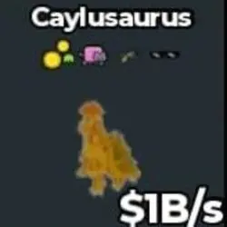 Gold Caylusaurus 1B s With 2 Rare Trait Lucky Trait And Aur… — Roblox, лот №230455