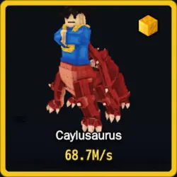 Gold Caylusaurus 68.7M s (Секретный персонаж) — Roblox, лот №230460