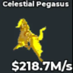 Gold Celestial Pegasus (Секретный персонаж) — Roblox, лот №230461