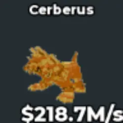 GOLD CERBERUS (Секретный персонаж) — Roblox, лот №230466