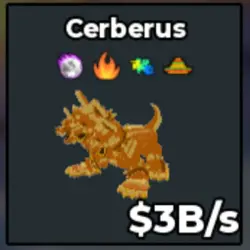 Gold Cerberus (f01904) (Секретный персонаж) — Roblox, лот №230467