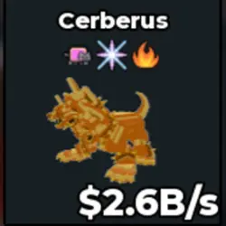 Gold Cerberus (f02175) (Секретный персонаж) — Roblox, лот №230469