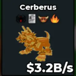 Gold Cerberus (f02215) (Секретный персонаж) — Roblox, лот №230470