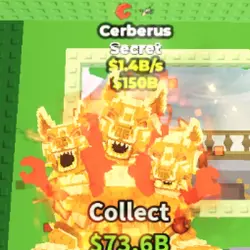 Gold Cerberus 1,4 B s (Секретный персонаж) — Roblox, лот №230472
