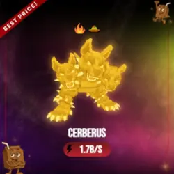 Gold Cerberus 1.7B s (Секретный персонаж) — Roblox, лот №230475