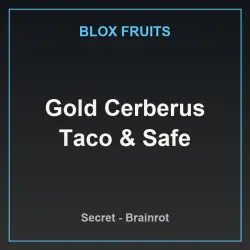 Gold Cerberus Taco & Safe (Секретный персонаж) — Roblox, лот №230499