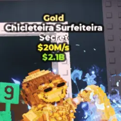 Gold Chicleteira Surfeiteira 20m s (Секретный персонаж) — Roblox, лот №230518