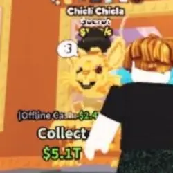 Gold Chicli Chicla (Секретный персонаж) — Roblox, лот №230519