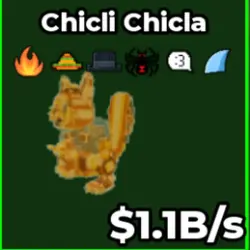Gold Chicli Chicla (f02166) (Секретный персонаж) — Roblox, лот №230521