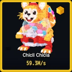 Gold Chicli Chicla 59.3M s (Секретный персонаж) — Roblox, лот №230528
