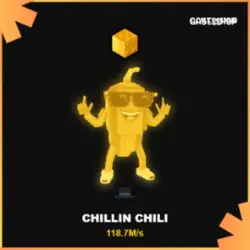 Gold Chillin Chili 118.7M s (Секретный персонаж) — Roblox, лот №230530