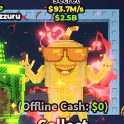 Gold Chillin Chili 93M S (Taco) #J7WN3K (Секретный персонаж) — Roblox, лот №230540