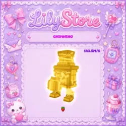Gold Chimnino with Strawberry Trait 143.5M s (Секретный пер… — Roblox, лот №230547