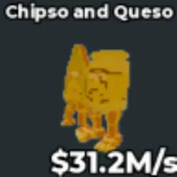 Gold Chipso and Queso (Секретный персонаж) — Roblox, лот №230548