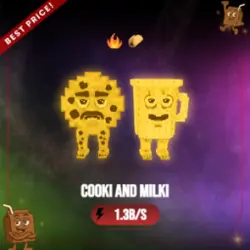 Gold Cooki and Milki 1.3B s (Секретный персонаж) — Roblox, лот №230512