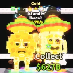 Gold Cooki and Milki 5.7 B s (Секретный персонаж) — Roblox, лот №230525