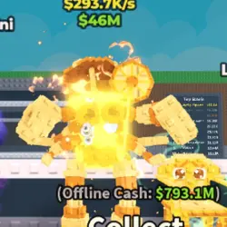 Gold Crabbo Limonetta 293.7Ks (Brainrot God персонаж) — Roblox, лот №230533