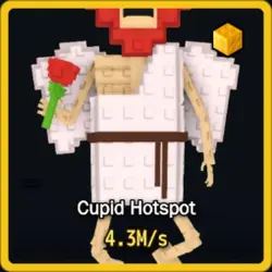 Gold Cupid Hotspot 4.3M s (Секретный персонаж) — Roblox, лот №230551
