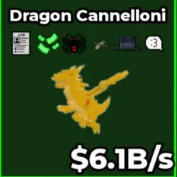 Gold Dragon Cannelloni (f02197) (Секретный персонаж) — Roblox, лот №230569