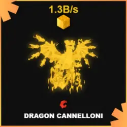 Gold Dragon Cannelloni 1.3B s (Секретный персонаж) — Roblox, лот №230570