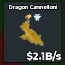 Gold Dragon Cannelloni 2.1B s Super Rare Blox Fruit Lightni… — Roblox, лот №230572