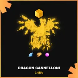 Gold Dragon Cannelloni 2.4B s (Секретный персонаж) — Roblox, лот №230573