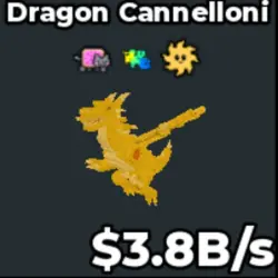 Gold Dragon Cannelloni 3.8b s sunny trait Good Trait (Секре… — Roblox, лот №230576