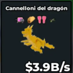Gold Dragon Cannelloni 3.9B s V97 (Секретный персонаж) — Roblox, лот №230577