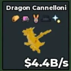 Gold Dragon Cannelloni 4.4B s Easter Trait Ahyar (Секретный… — Roblox, лот №230579