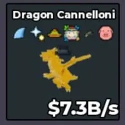 Gold Dragon Cannelloni 7.3B s Jhon Pork Is Calling Trait Ah… — Roblox, лот №230583