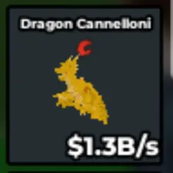 Gold Dragon Cannelloni with Crab Trait $1.3B s ready stock … — Roblox, лот №230586