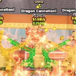 Gold dragon cannelloni with Saint Patrick (Lucky) Trait 1.5… — Roblox, лот №230590